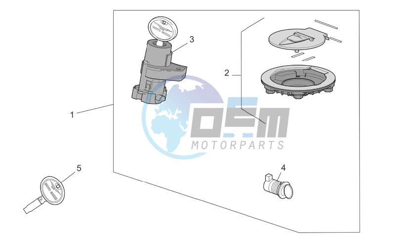 Lock hardware kit