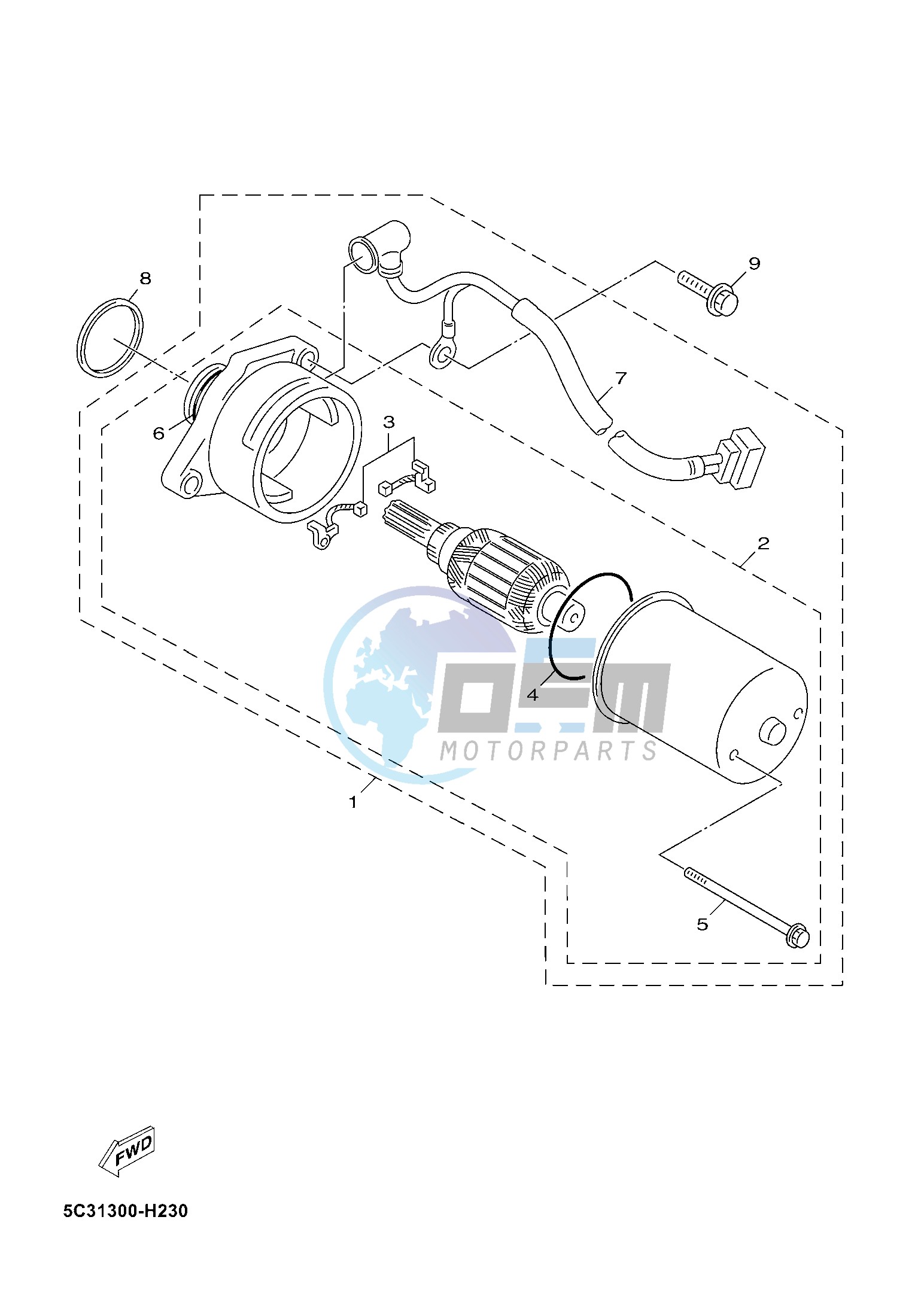 STARTING MOTOR