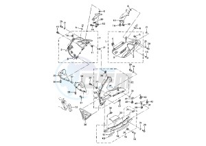 YZF R1 1000 drawing COWLING 2 MY99