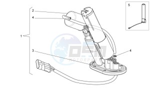 Breva 1200 drawing Internal fuel pump