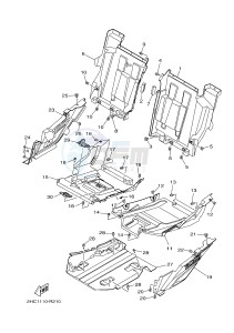 YXZ1000 YXZ10YMXJ (2HCR) drawing SIDE COVER