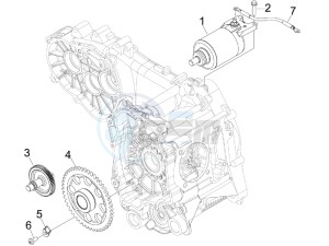 Nexus 125 ie e3 drawing Starter - Electric starter