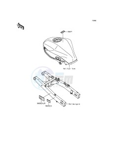 NINJA 250SL ABS BX250BGF XX (EU ME A(FRICA) drawing Labels