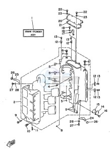 150A drawing CYLINDER--CRANKCASE-1