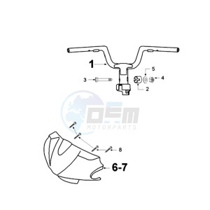 VIVA SL2A BE drawing HANDLEBAR