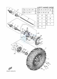 YXE850EN YX85EPAL (BAN6) drawing FRONT WHEEL