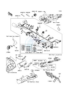 Z750_ABS ZR750M8F GB XX (EU ME A(FRICA) drawing Chassis Electrical Equipment