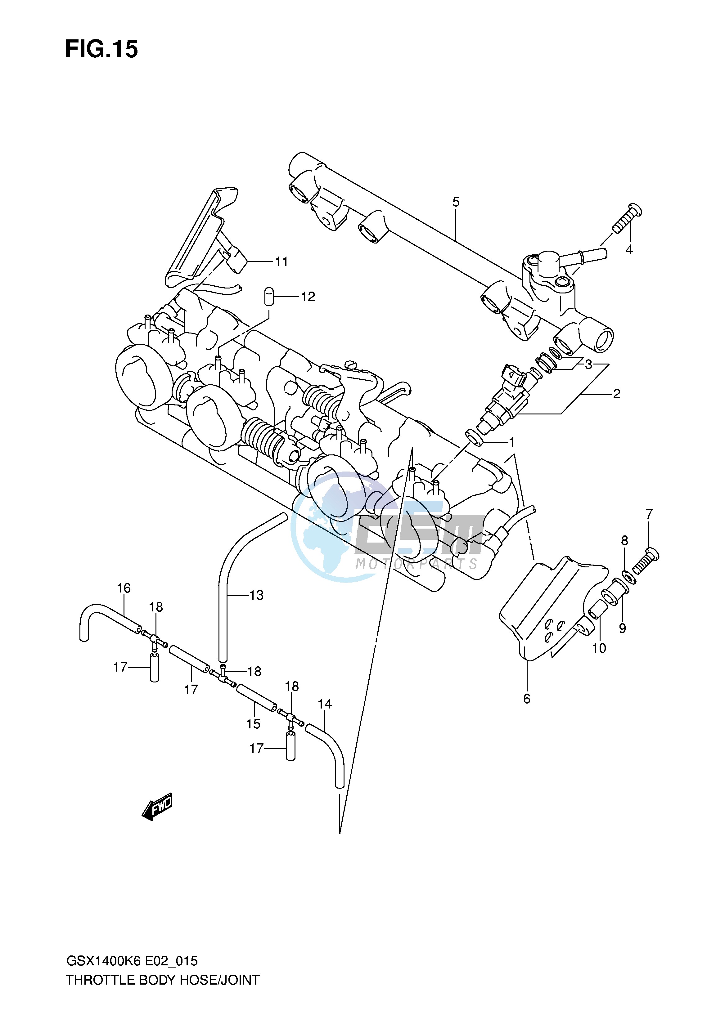 THROTTLE BODY HOSE JOINT