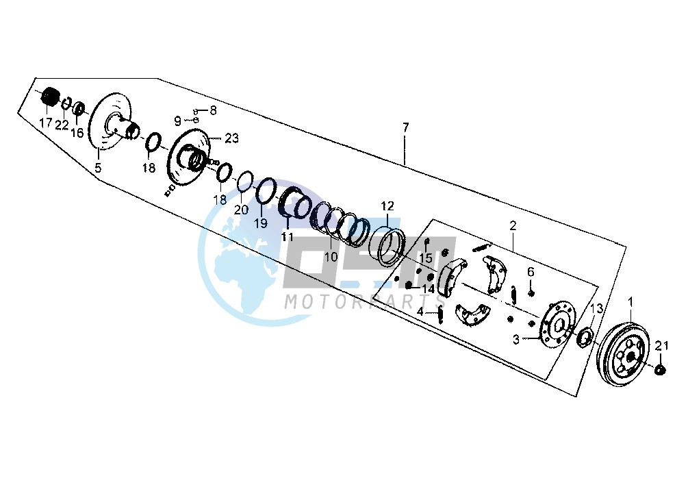 DRIVEN PULLEY