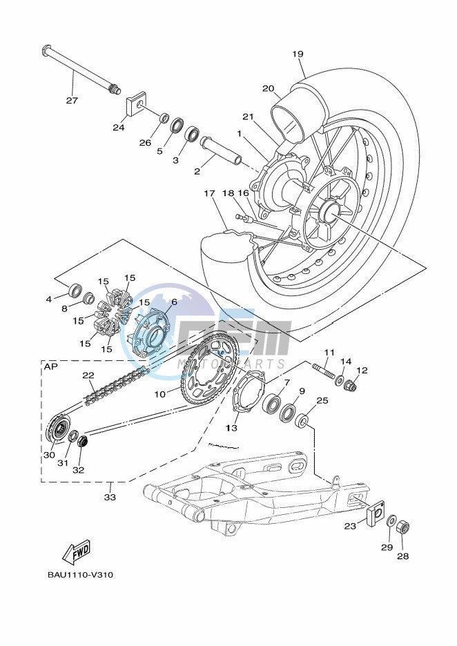 REAR WHEEL