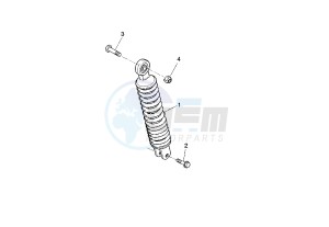 YQ AEROX 50 drawing REAR SHOCK ABSORBER