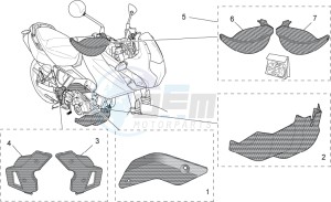 Pegaso Strada-Trail 650 ie drawing Acc. - Special body parts