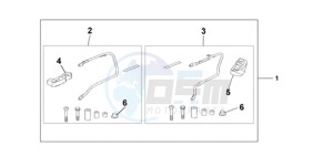 CBF1000A F / CMF drawing PANNIER STAY