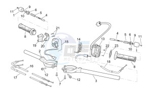 RSV 2 1000 drawing Handlebar