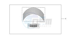 CBR1000RR9 Europe Direct - (ED / MME) drawing KIT WHEEL STICKER