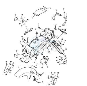 XJ S DIVERSION 600 drawing FENDER