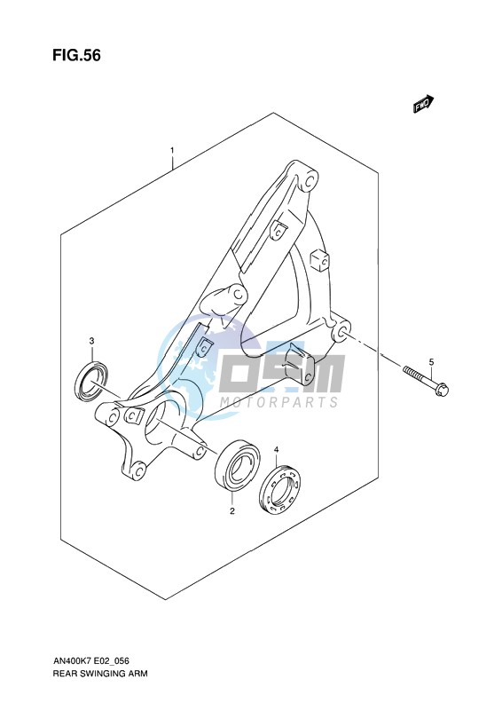 REAR SWINGING ARM