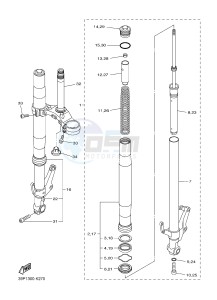 FZ8-SA FZ8 FAZER (ABS) 800 (1BD2) drawing FRONT FORK