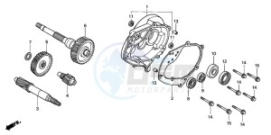 SH150 125 drawing TRANSMISSION