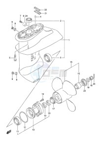 DF 9.9B drawing Gear Case