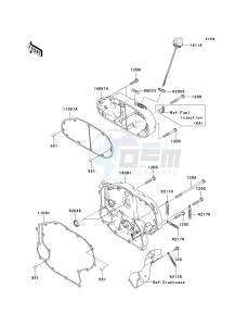 VN 2000 F [VULCAN 2000 CLASSIC LT] (6F-7F) F6F drawing RIGHT ENGINE COVER-- S- -