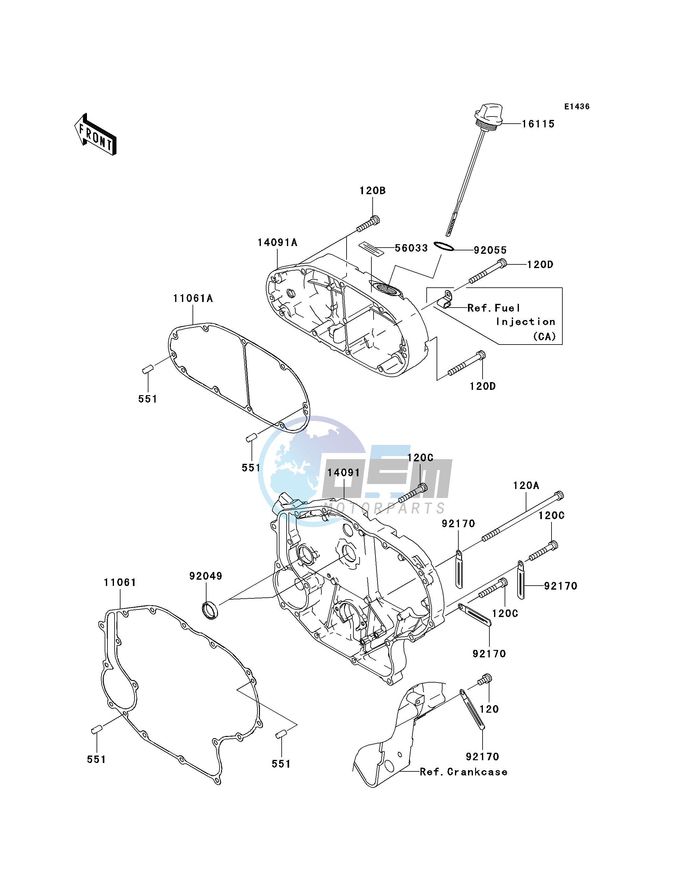 RIGHT ENGINE COVER-- S- -