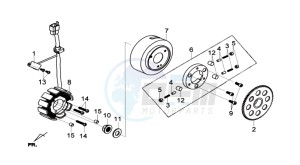 JOYMAX 125I ABS drawing MAGNETO / FLYWHEEL