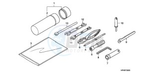 TRX420FEA Europe Direct - (ED / 2ED 4WD) drawing TOOLS