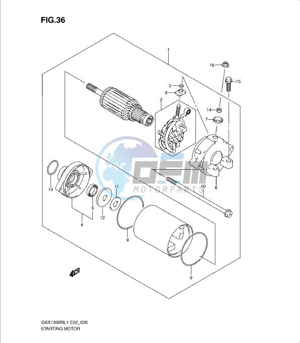 STARTING MOTOR