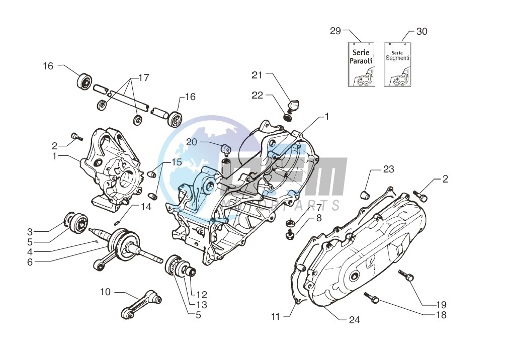 Crankcase – Crankshaft