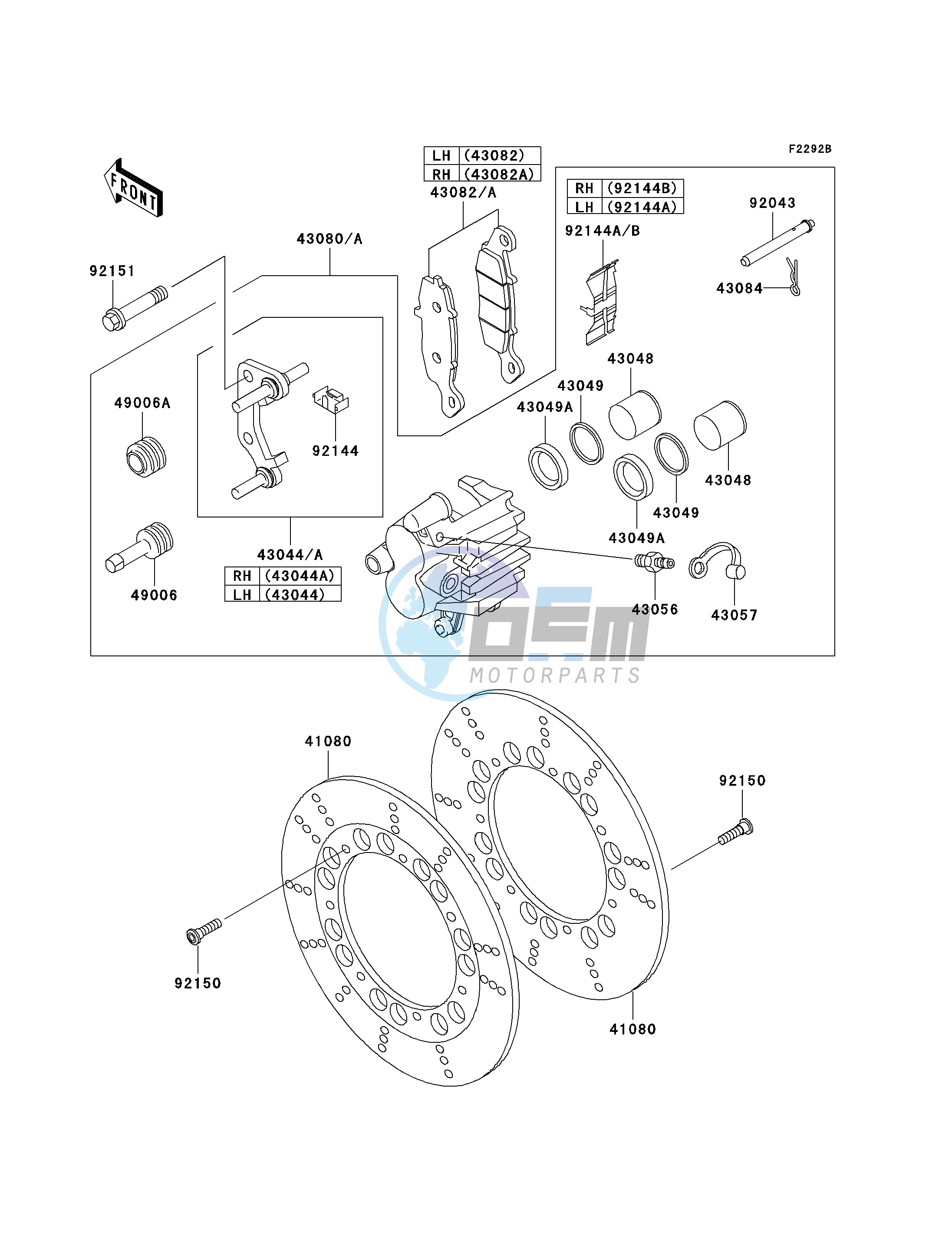 FRONT BRAKE-- P24- -