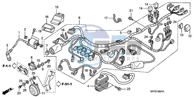 WIRE HARNESS (CBR125RW7/RW9/RWA)