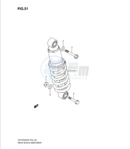 DR125SML 0 drawing REAR SHOCK ABSORBER