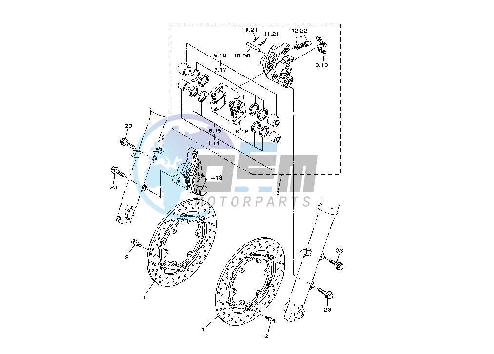 FRONT BRAKE CALIPER