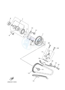 T135 T135FI CRYPTON X (5D67) drawing CAMSHAFT & CHAIN