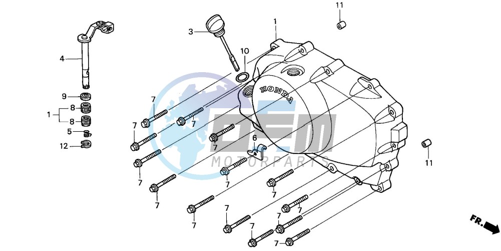 RIGHT CRANKCASE COVER