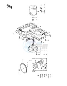 KZ 900 B [LTD] (B1) [LTD] drawing OIL PUMP_OIL FILTER_OIL PAN