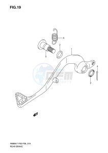 RM85 (P3-P28) drawing REAR BRAKE