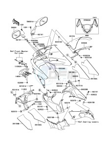 ZZR1200 ZX1200-C4H XX (EU ME A(FRICA) drawing Cowling