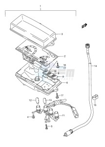 AE50 (E1) drawing SPEEDOMETER