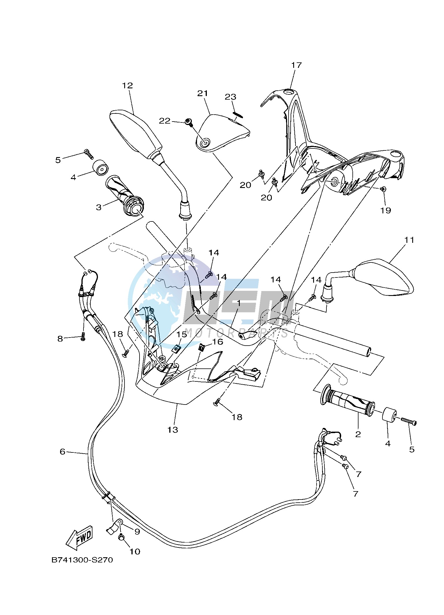 STEERING HANDLE & CABLE