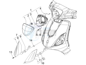 Fly 50 2t (25 kmh) (B-NL) drawing Head lamp - Turn signal lamps