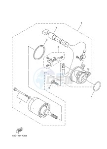 XC115S D'ELIGHT (2EP1 2EP3) drawing STARTING MOTOR