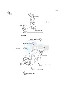 ER 650 A [ER-6N (EUROPEAN] (A6S-A8F) A6S drawing CRANKSHAFT