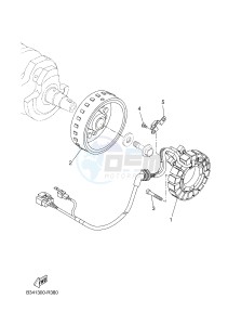 MTM690-U MTM-690-U XSR700 (B342 B342) drawing GENERATOR