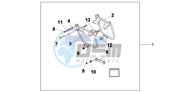 SADDLEBAG MOUNT B