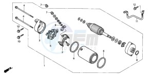 VTX1800C1 drawing STARTING MOTOR