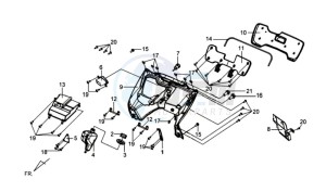 GTS 125 EFI drawing RESERVE TANK / BINNENBAK