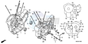 VT750CA9 KO / MK ST drawing CRANKCASE