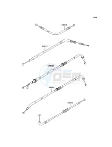 Z1000 ZR1000A6F FR GB XX (EU ME A(FRICA) drawing Cables